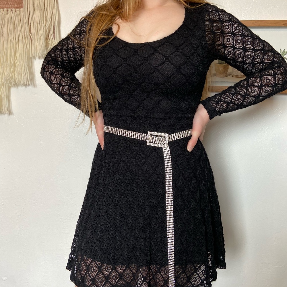 Lacy Little Black Dress